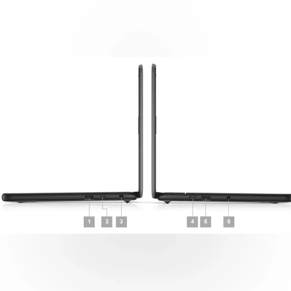 DELL 2 in 1 Chromebook 3100 Laptop in Gray Gunmetal Color (refurbished/used)